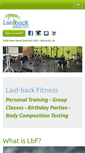 Mobile Screenshot of laidbackfitness.com